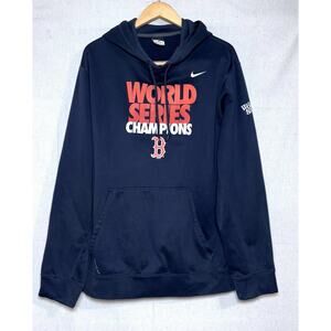 Boston Red Sox 2013 World Series Nike Therma-Fit Hoodie Men’s XL Blue MLB